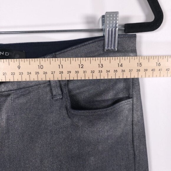 NWT J BRAND ALANA High Rise Cropped Jeans Mid Knit Metallic 23127E419 Size 31 - Picture 8 of 12